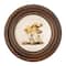 Hello Honey® 9.5" Round Framed Mushroom Print Wall Art Set